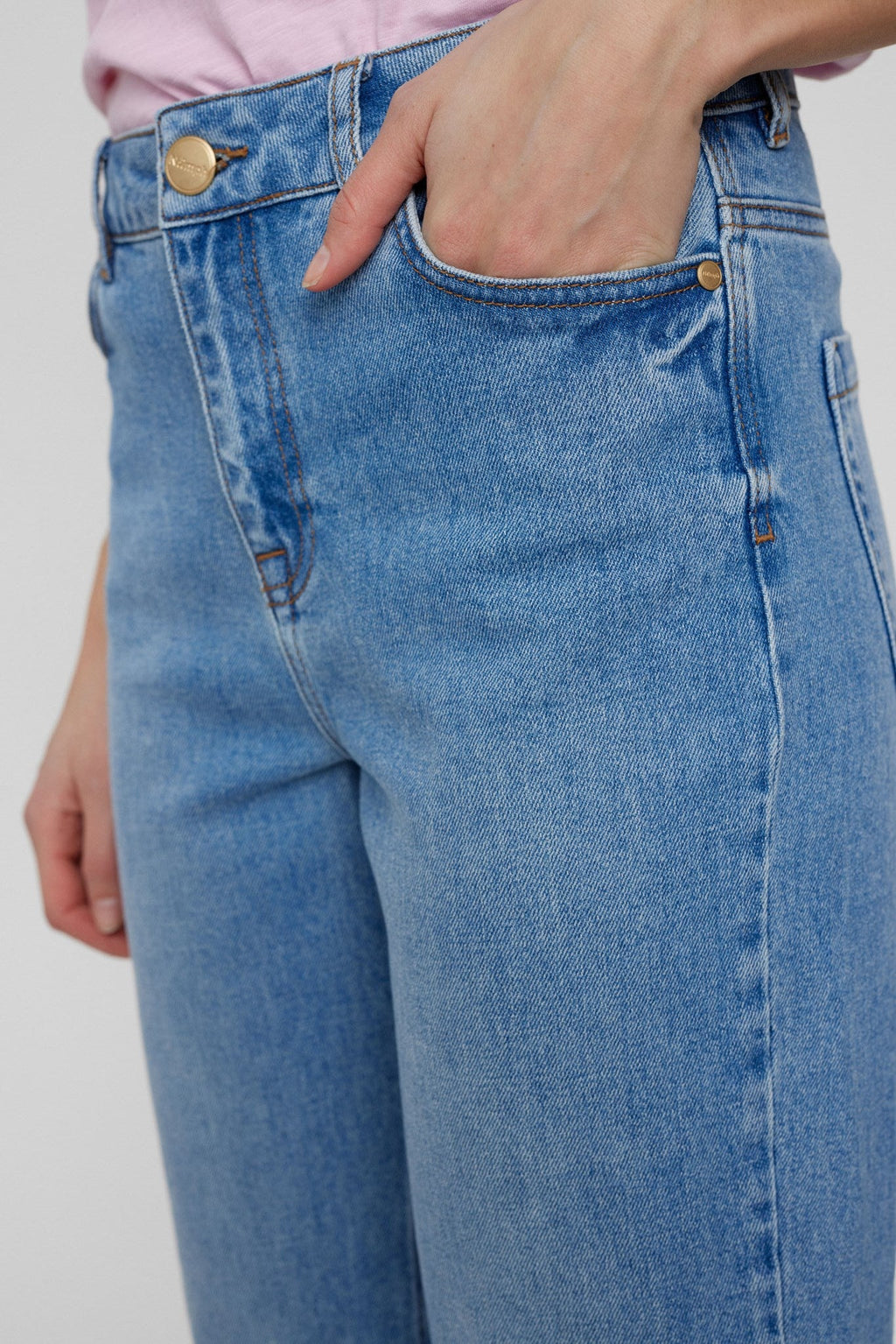 NUTORONTO JEANS  - Medium Blue Denim
