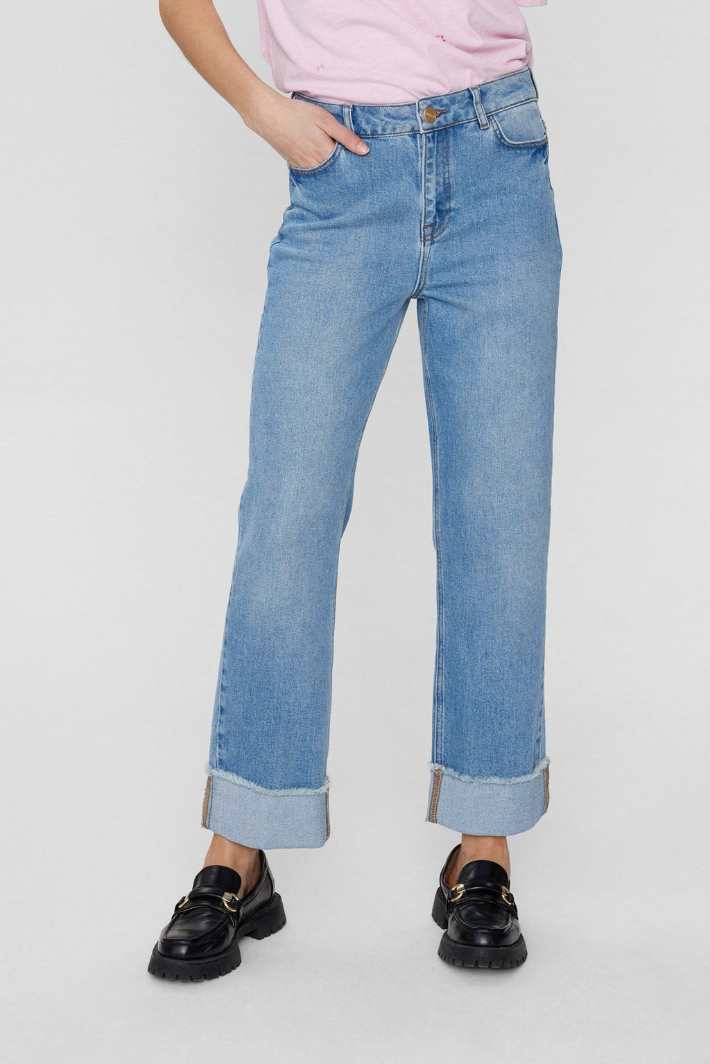 NUTORONTO JEANS  - Medium Blue Denim