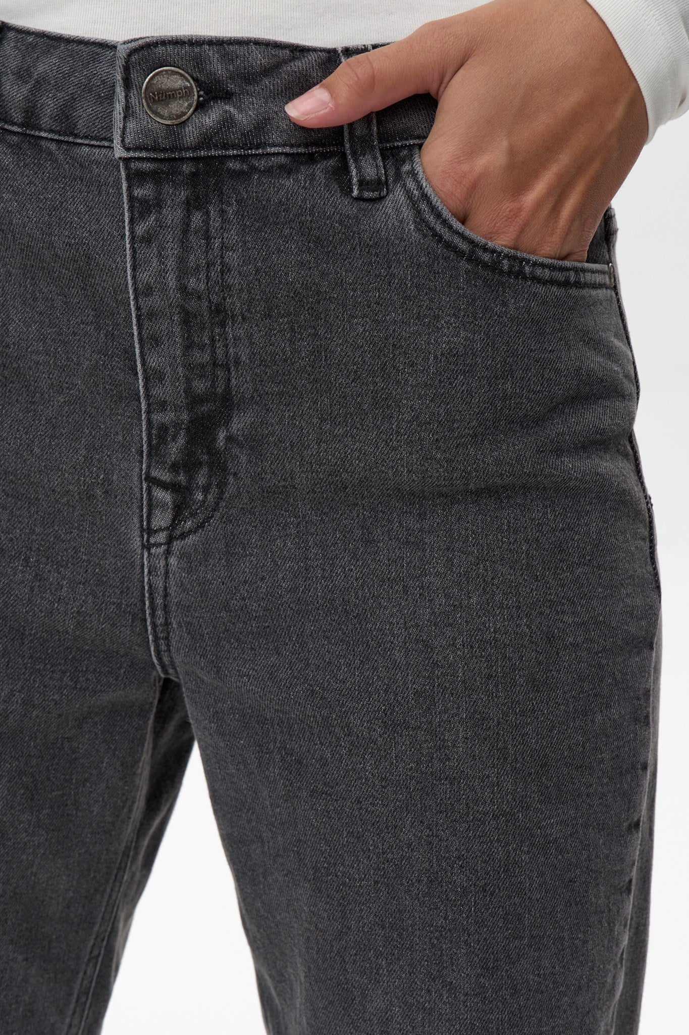 NUTORONTO JEANS - DARK GREY - Dark Grey Denim
