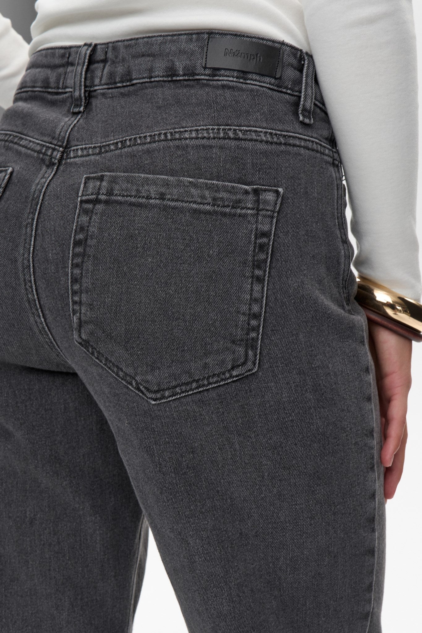 NUTORONTO JEANS - DARK GREY - Dark Grey Denim