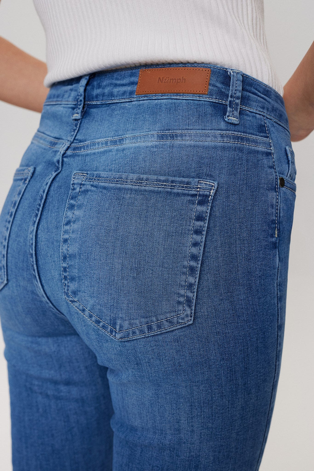 NUSIDNEY CROPPED LIGHT BLUE - Light Blue Denim