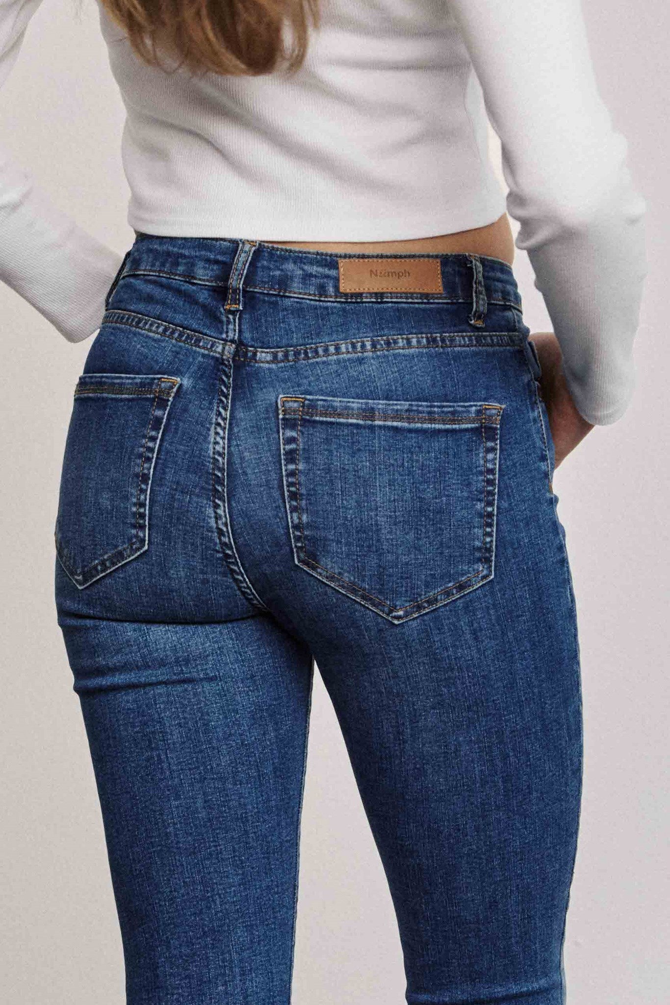 NUSIDNEY BLUE  - Medium Blue Denim