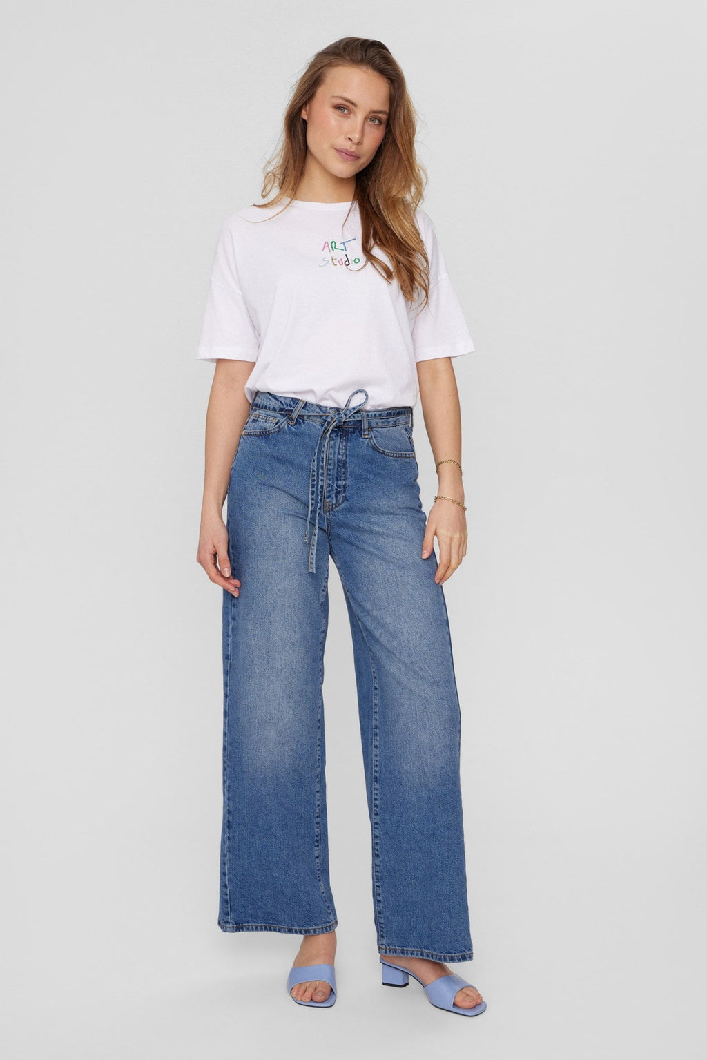 NUBROOKLYN JEANS MID BLUE - Medium Blue Denim