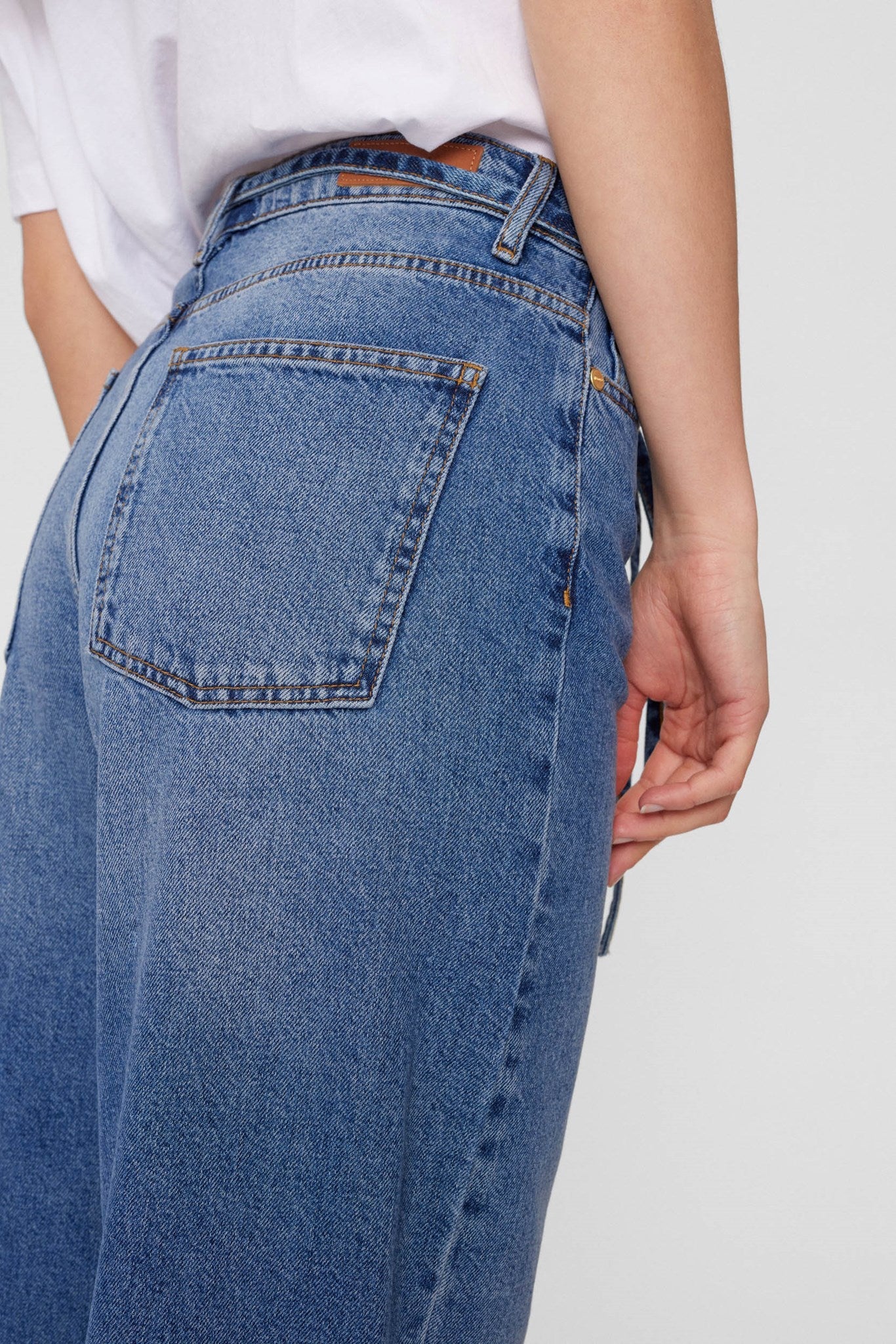 NUBROOKLYN JEANS MID BLUE - Medium Blue Denim