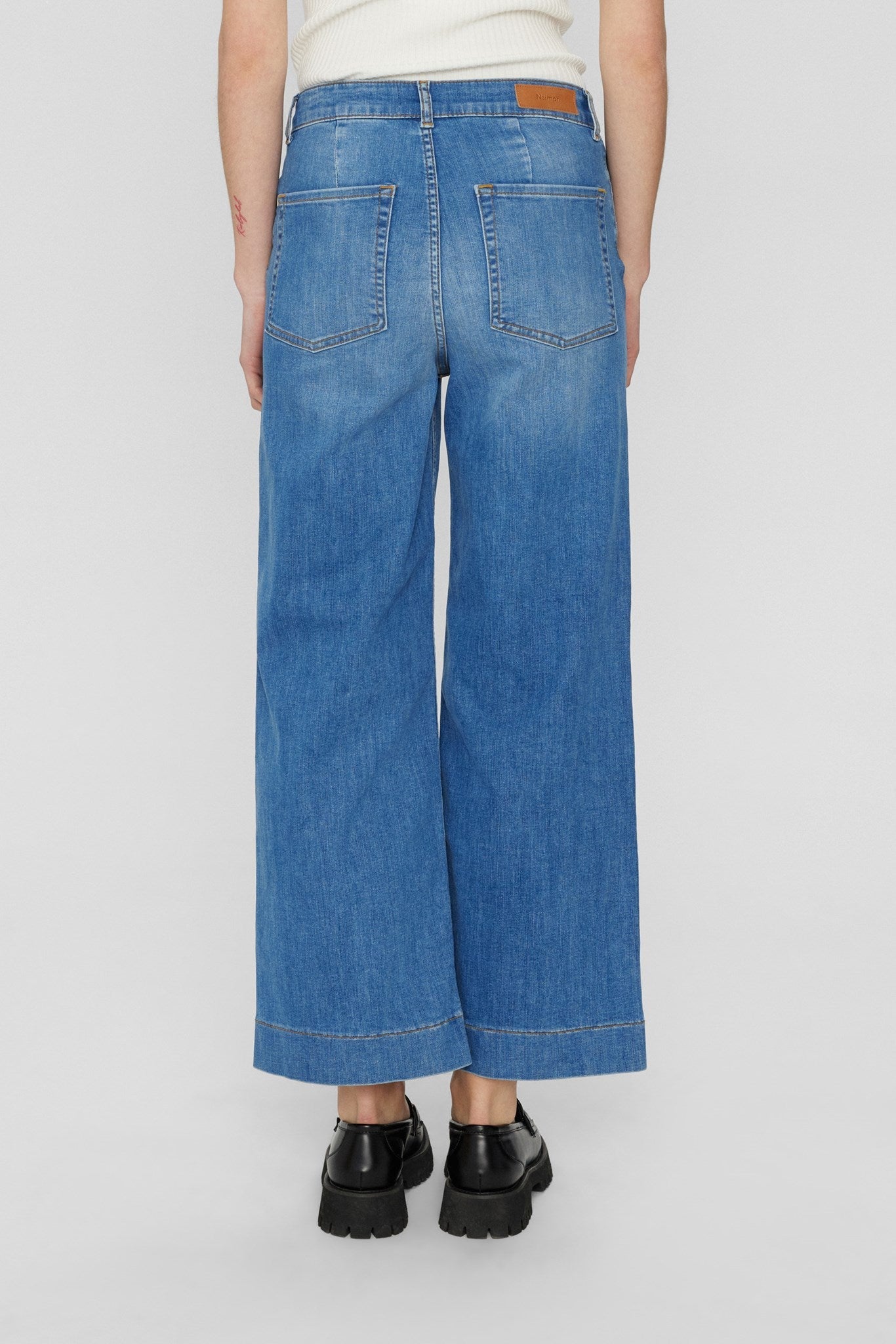 NUPARIS JEANS CROPPED LIGHT BLUE - Light Blue Denim