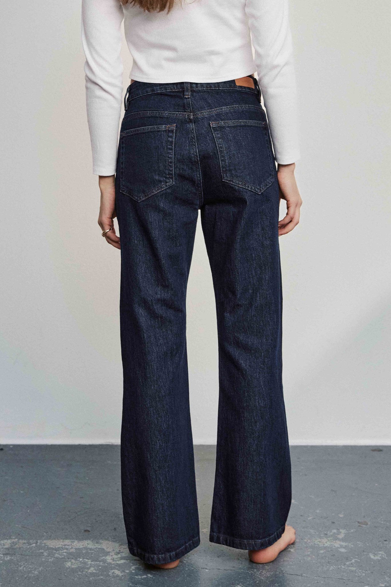 NULONDON JEANS SHORT - Dark Blue Denim