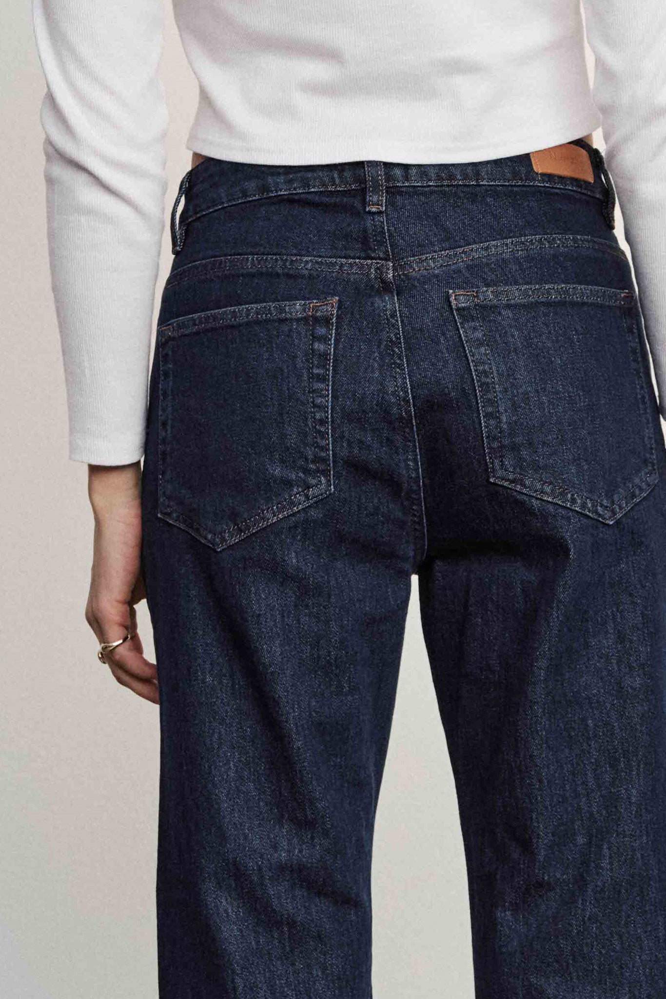 NULONDON JEANS SHORT - Dark Blue Denim