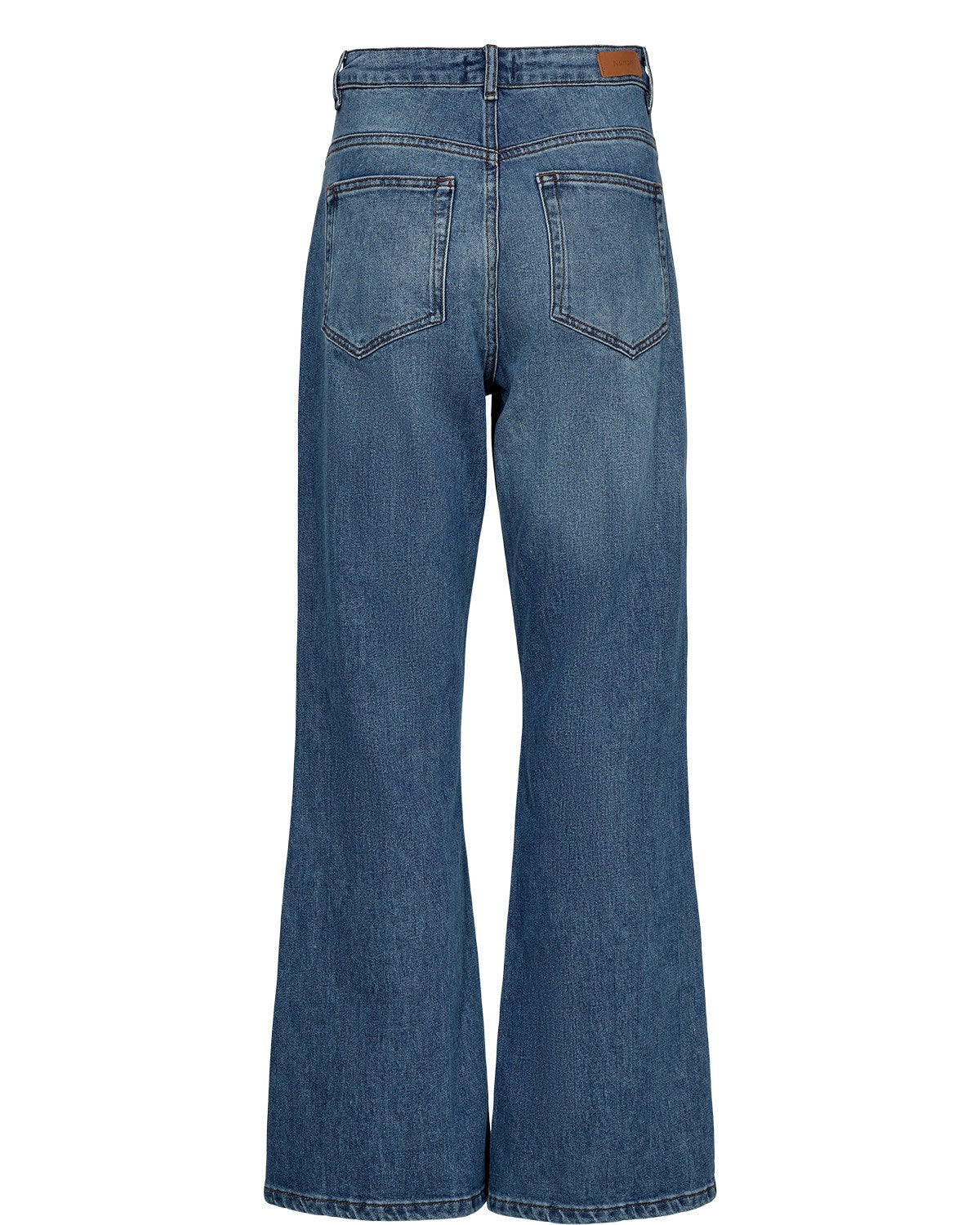 NULONDON JEANS SHORT - Med. Blue Washed Denim