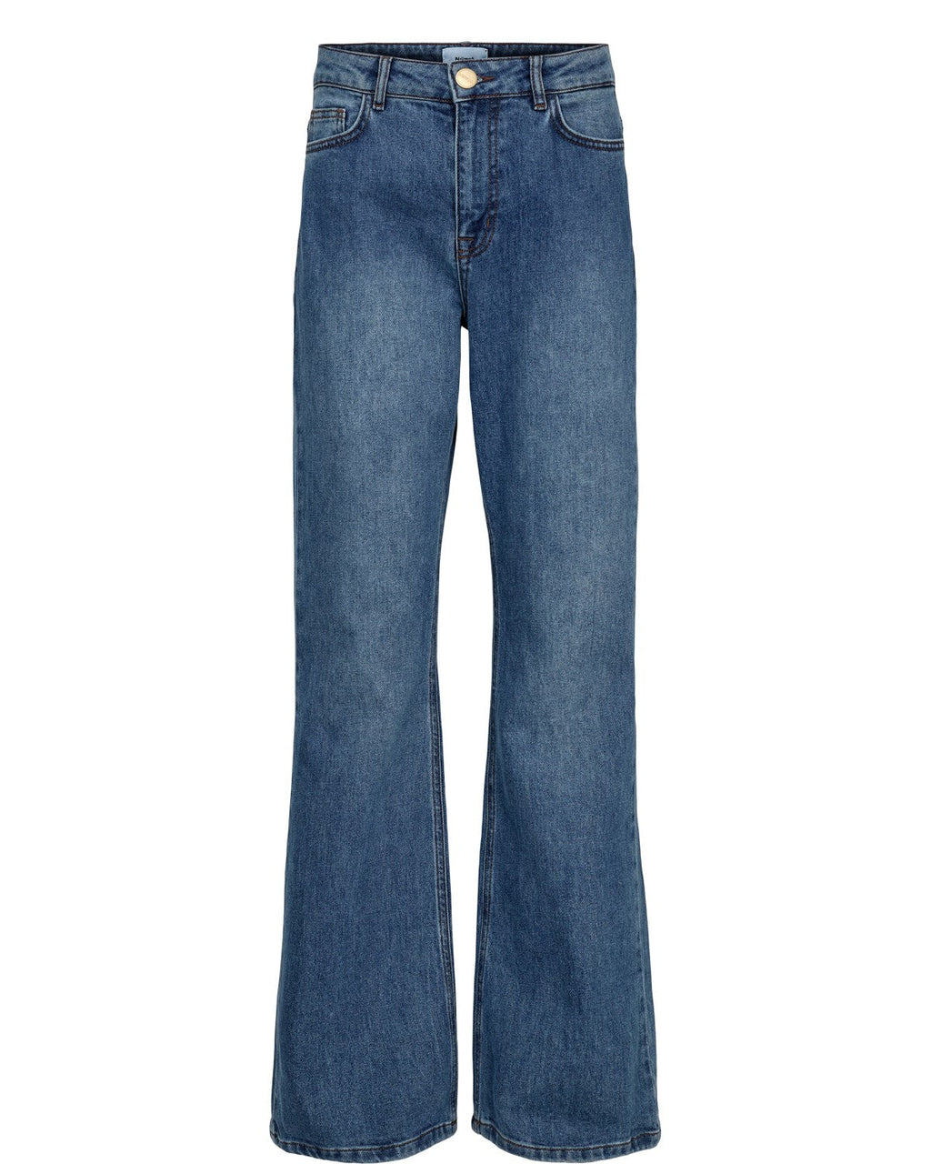 NULONDON JEANS LONG - Med. Blue Washed Denim