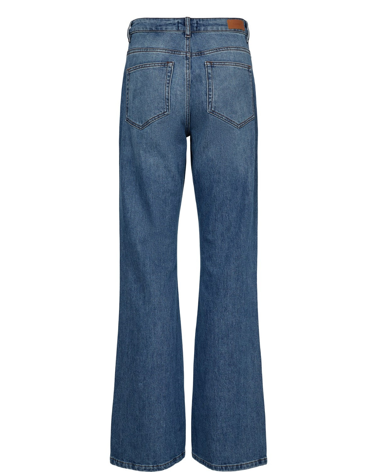 NULONDON JEANS LONG - Med. Blue Washed Denim