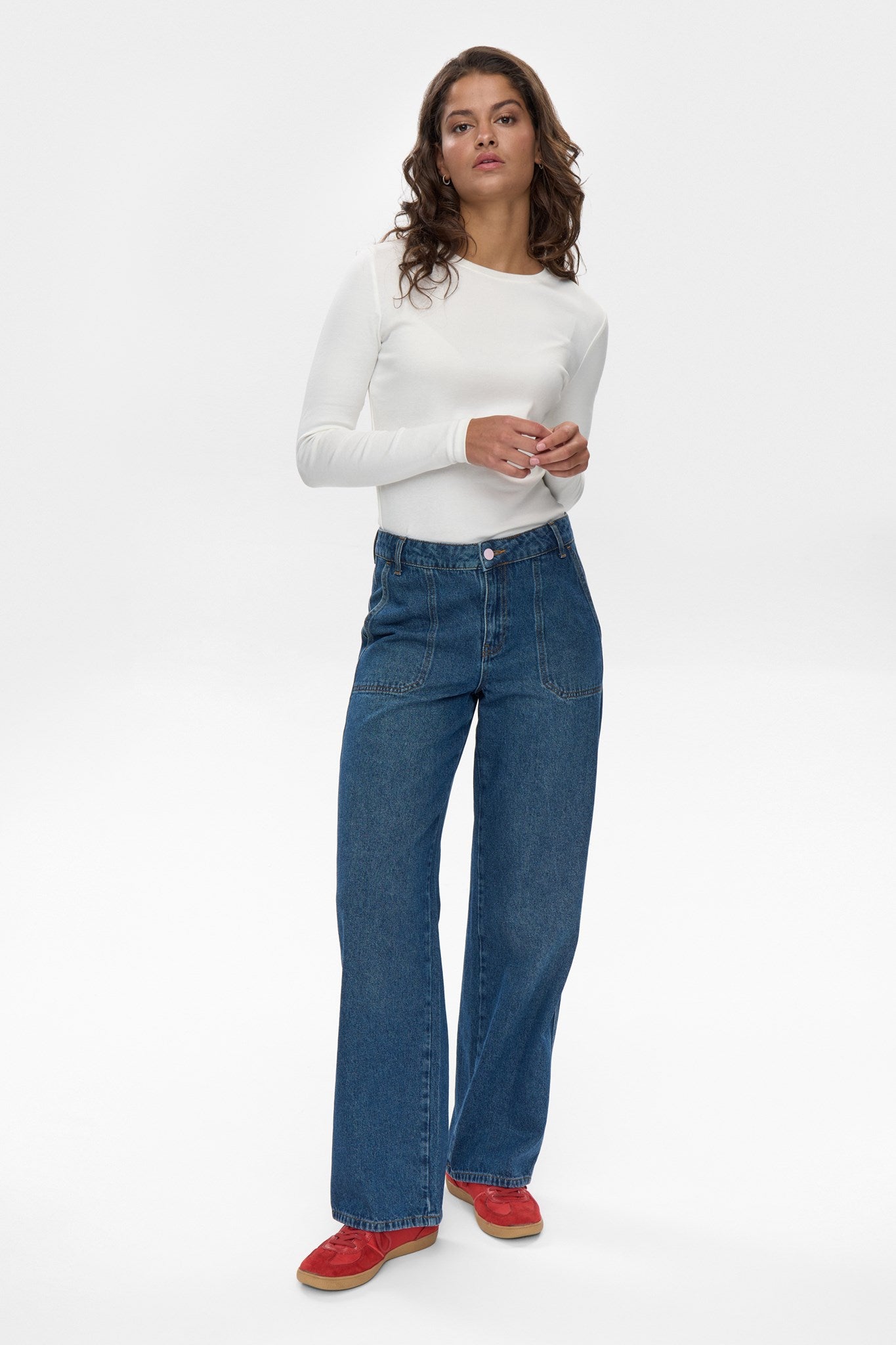 NUCUBA GIGI JEANS - Classic Blue Denim