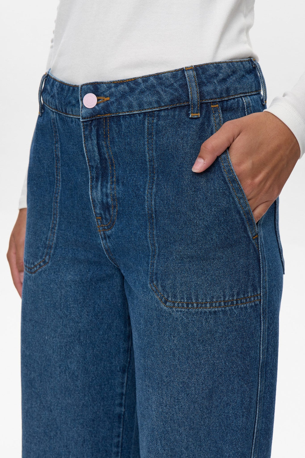 NUCUBA GIGI JEANS - Classic Blue Denim