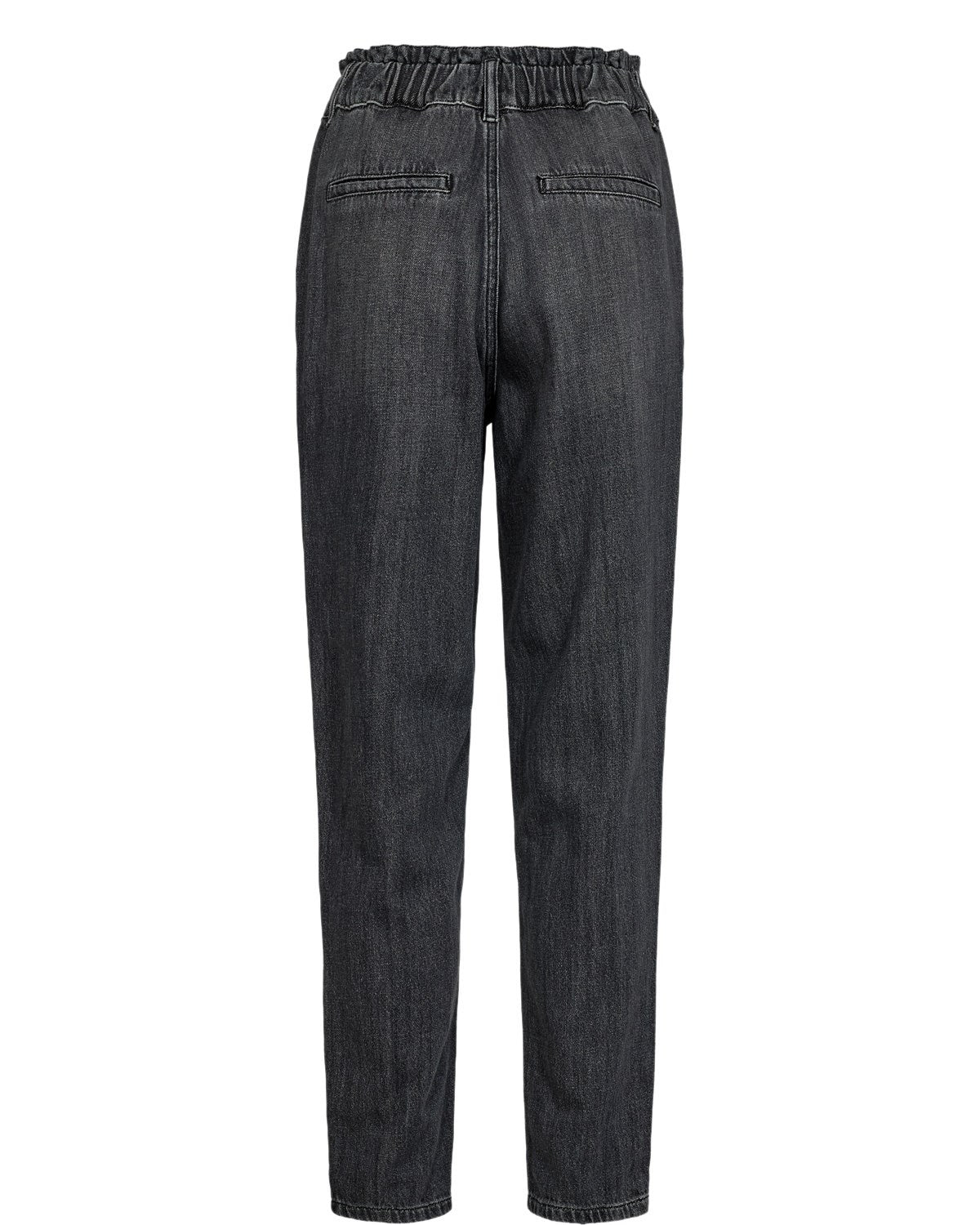 NUSEOUL PAPERBAG JEANS - Medium Grey Denim