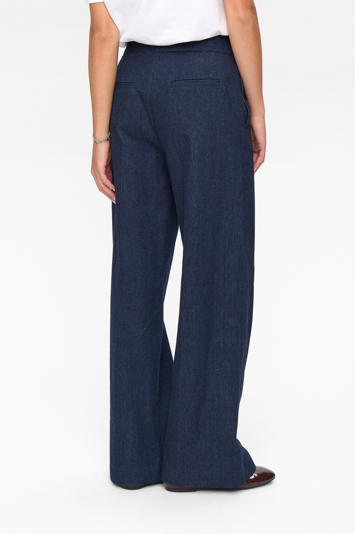 NUBUSSY DENIM LONG PANTS - Dark Blue Denim