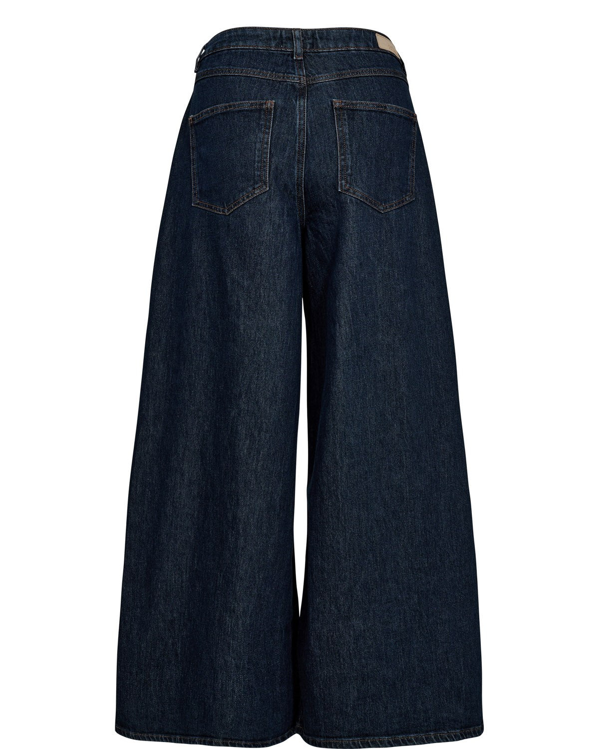 NUVENICE - HR EXTRA WIDE JEANS - Dark Blue Denim 1