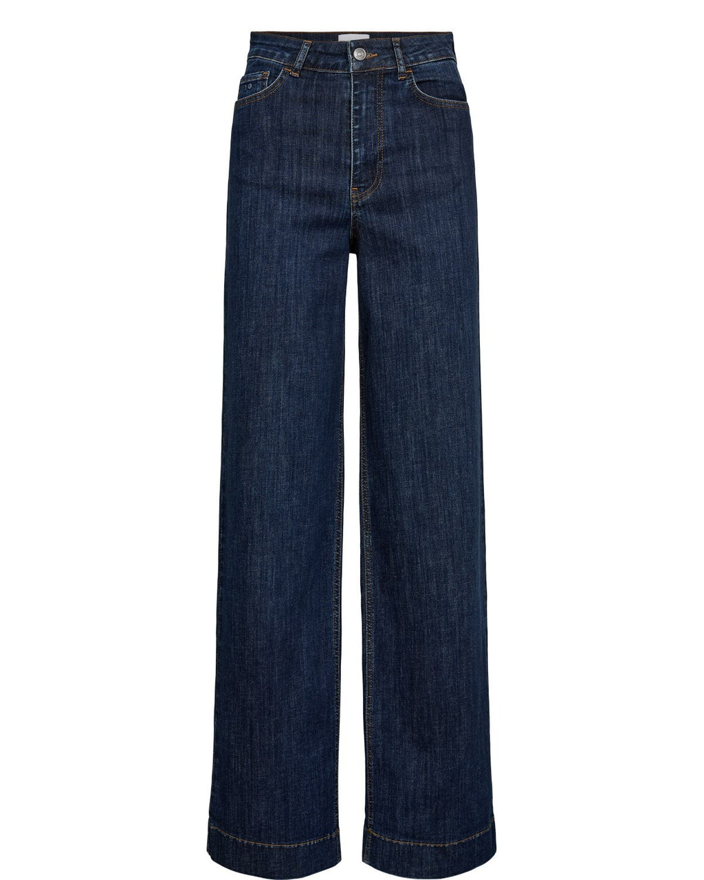 NUPARIS HR WIDE JEANS - P3012 - Dark Blue Denim