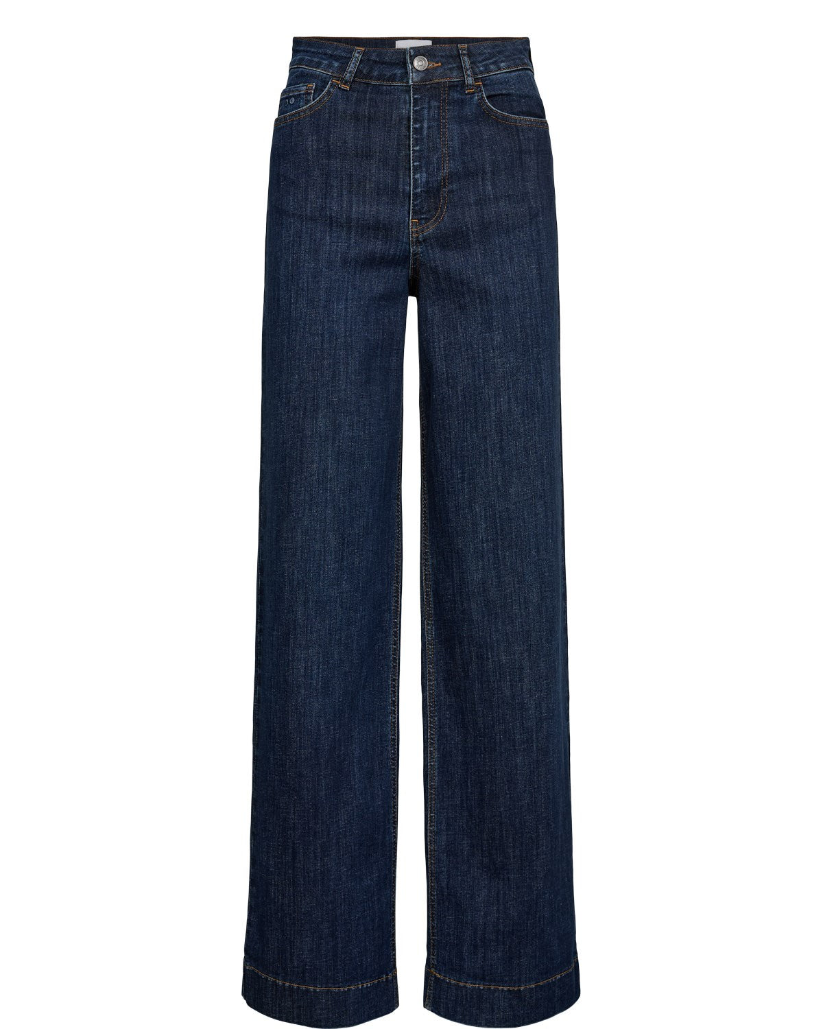 NUPARIS HR WIDE JEANS - P3012 - Dark Blue Denim
