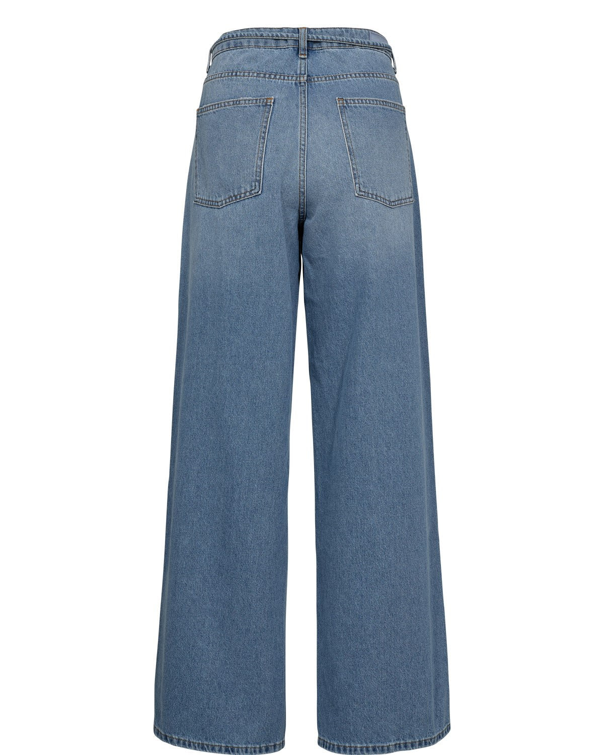 NUBROOKLYN HR WIDE JEANS - P3010 - Light Blue Denim