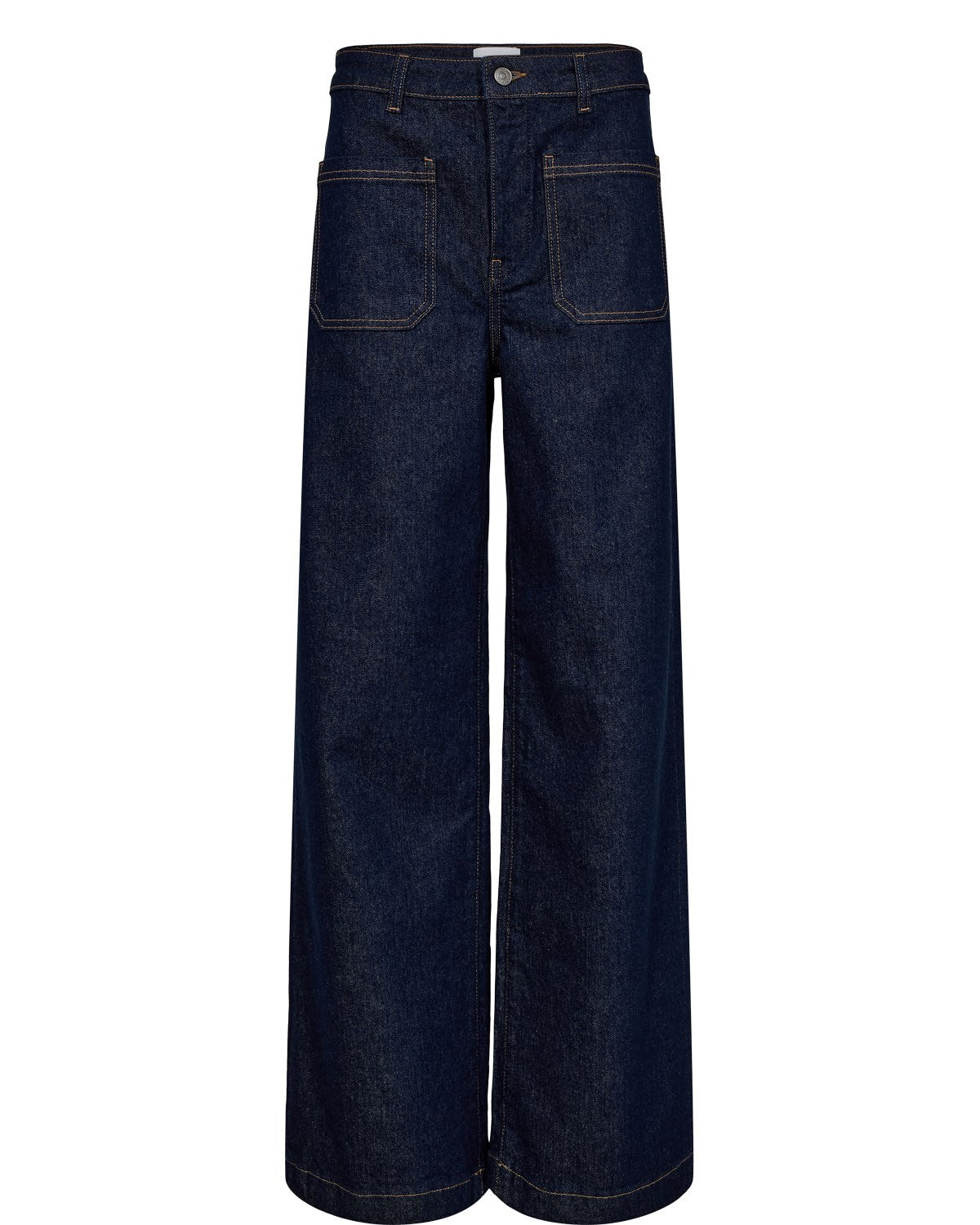 NUMILTON HR WIDE JEANS S3012 - Dark Blue Denim