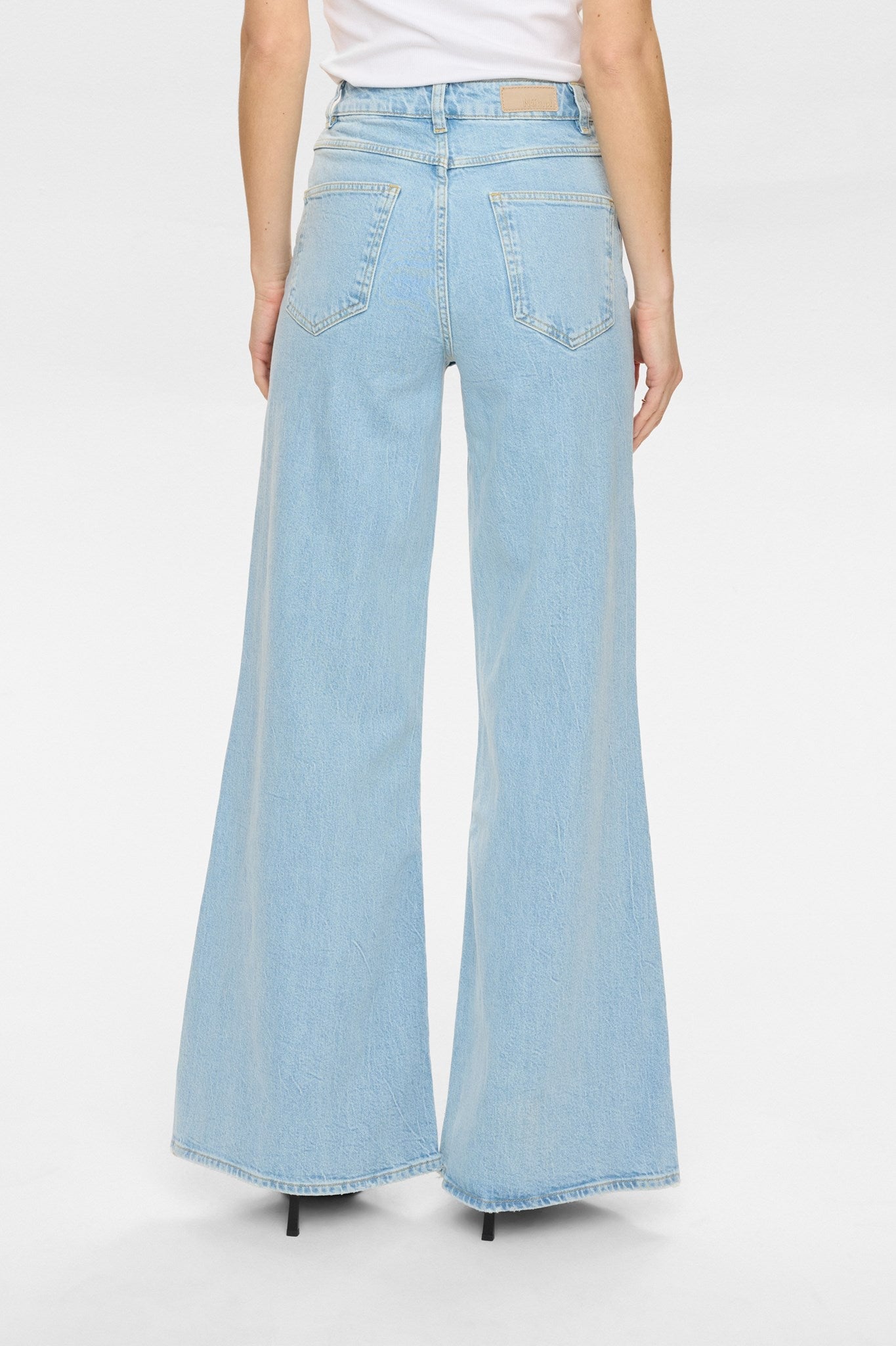 NUPISA HR WIDE JEANS - S3010 - Light Blue Denim