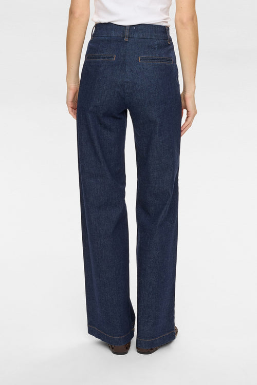 NUAMBER HR WIDE JEANS - R3012 - Dark Blue Denim