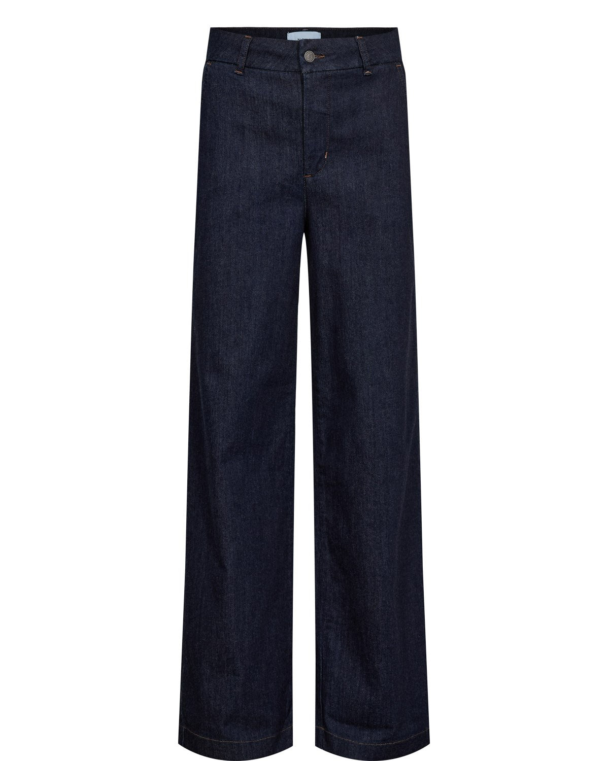 NUAMBER HR WIDE JEANS - R3012 - Dark Blue Denim