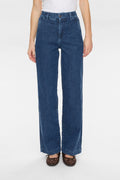 NUAMBER HR WIDE JEANS - R3013 - Medium Blue Denim