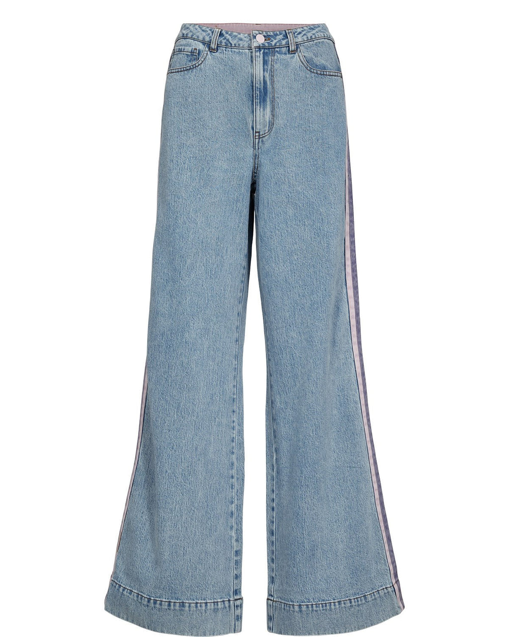 NUMALAGA HR WIDE JEANS BI3010 - Light Blue Denim