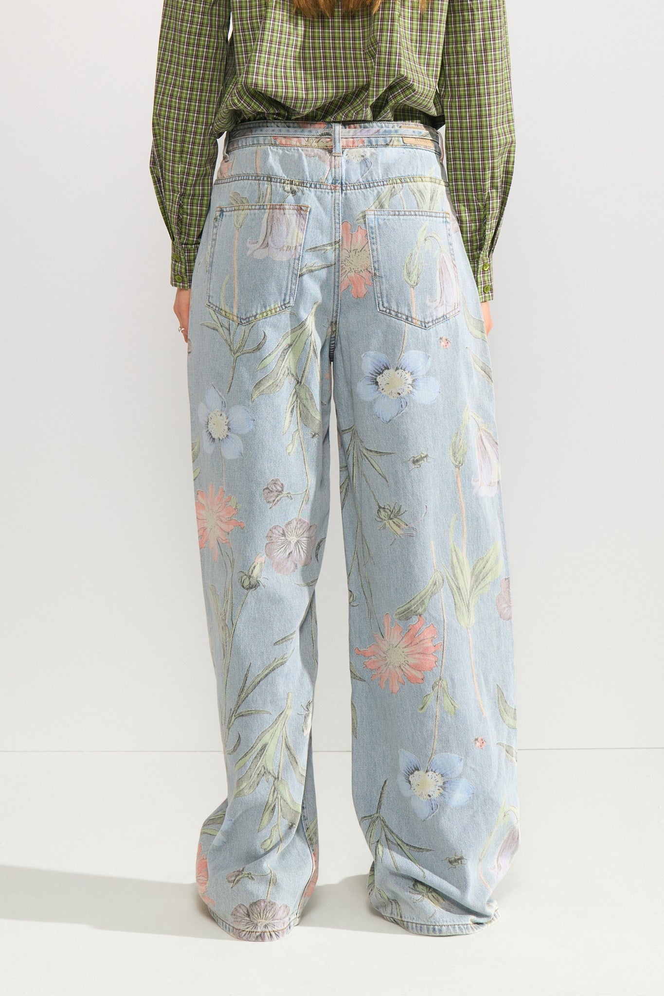 NUVERONA HR WIDE JEANS 3010 - Light Blue Denim