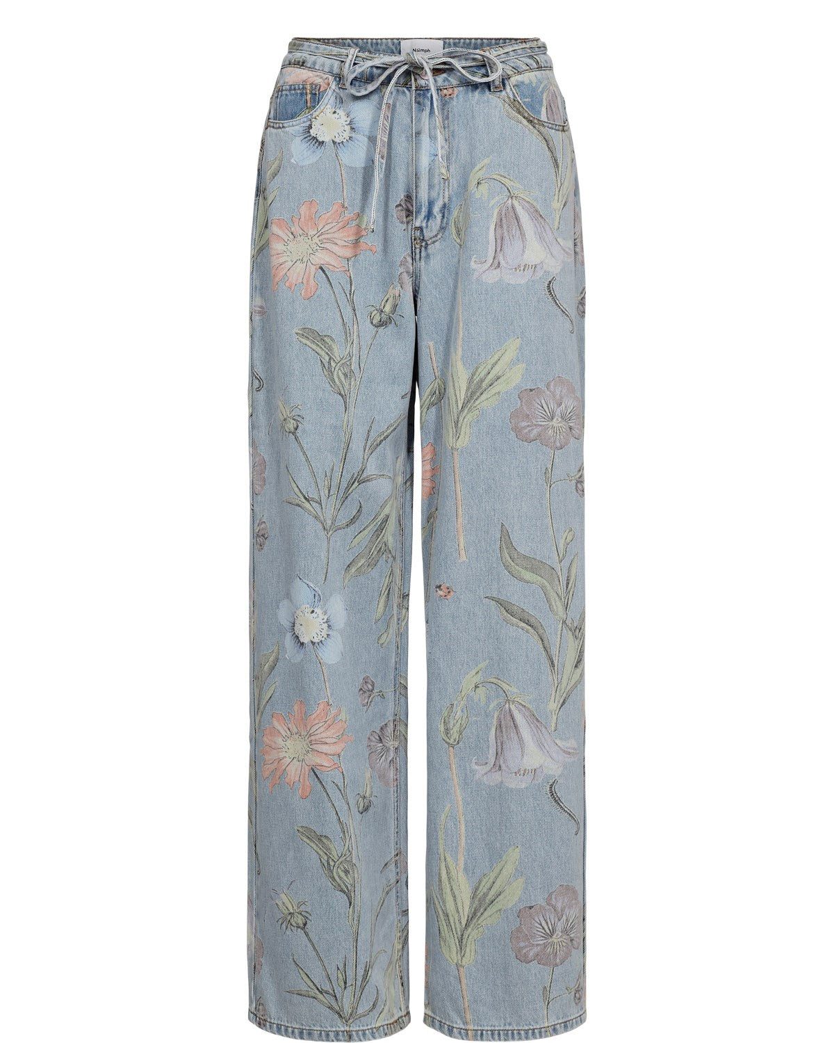 NUVERONA HR WIDE JEANS 3010 - Light Blue Denim