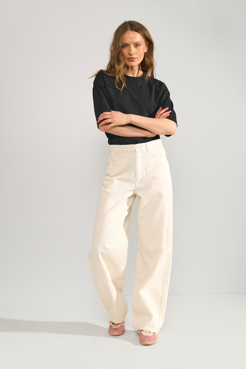 NUSEVILLE MR BARREL JEANS P9511 - Nature
